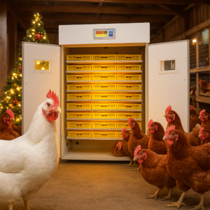 Incubadora de 1,584 huevos