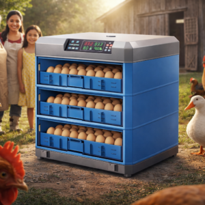 Incubadora de 204 huevos de Rodillos Automatica