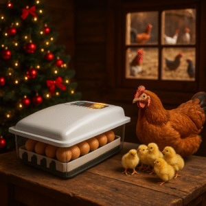 Incubadora de 24 huevos automática de rodillos B