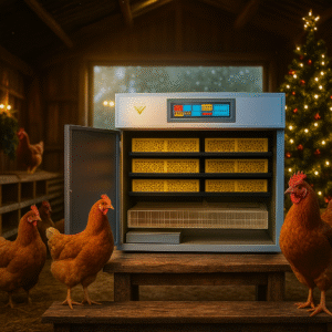 Incubadora de 528 huevos